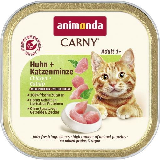 Animonda Cat Carny Adult Huhn & Katzenminze 85g (Menge: 32 je Bestelleinheit) Animonda Cat Carny Adult Huhn & Katzenminze 85g (Menge: 32 je Bestelleinheit)