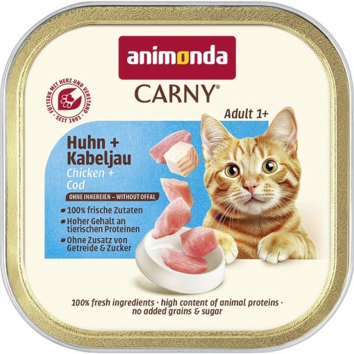 Animonda Cat Carny Adult Huhn & Kabeljau 85g (Menge: 32 je Bestelleinheit) Animonda Cat Carny Adult Huhn & Kabeljau 85g (Menge: 32 je Bestelleinheit)