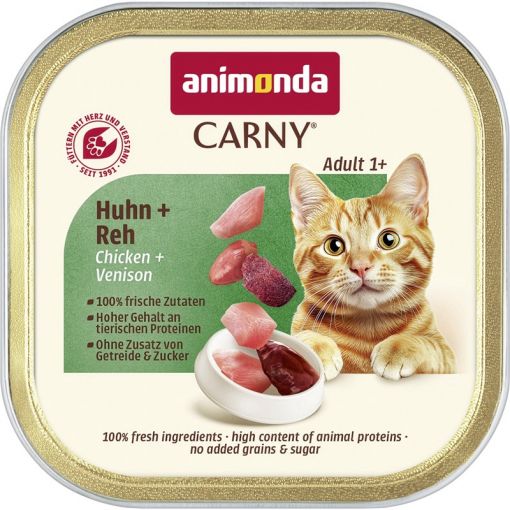 Animonda Cat Carny Adult Huhn & Reh 85g (Menge: 32 je Bestelleinheit) Animonda Cat Carny Adult Huhn & Reh 85g (Menge: 32 je Bestelleinheit)