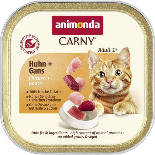 Animonda Cat Carny Adult Huhn & Gans 85g (Menge: 32 je Bestelleinheit) Animonda Cat Carny Adult Huhn & Gans 85g (Menge: 32 je Bestelleinheit)