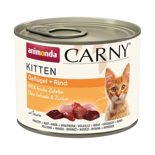 Animonda Carny Kitten Geflügel & Rind 200g (Menge: 12 je Bestelleinheit)