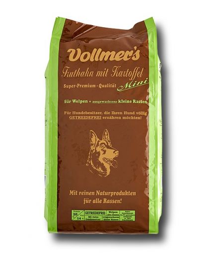 Vollmers Truthahn mit Kartoffel Mini 5 kg