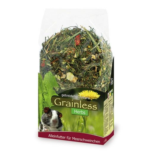 JR Farm Grainless Herbs Meerschweinchen 400g (Menge: 6 je Bestelleinheit)