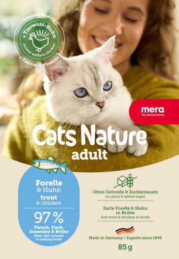Mera Cat Nature Adult Forelle 85g (Menge: 12 je Bestelleinheit)