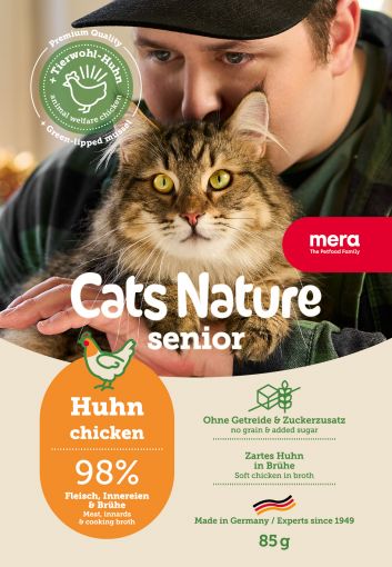 Mera Cat Nature Senior Huhn 85g (Menge: 12 je Bestelleinheit)