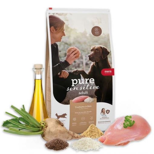 Mera Dog Pure Sensitive Truthahn & Reis 1kg