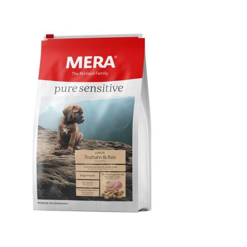 Mera Dog Pure Sensitive Junior Truthahn & Reis 1kg