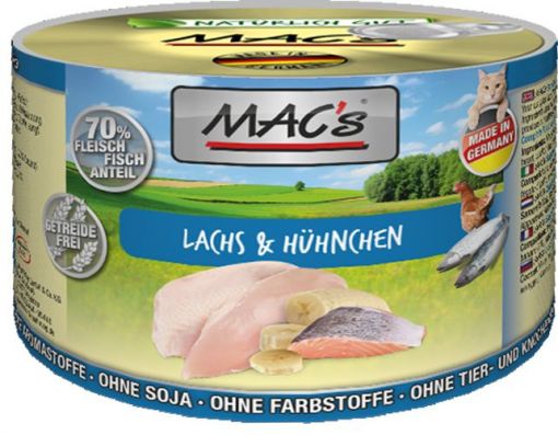MACs Cat Lachs & Hühnchen 200g (Menge: 6 je Bestelleinheit)