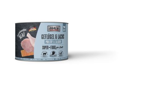 MACs Cat Feinschmecker Geflügel & Lachs 200g (Menge: 6 je Bestelleinheit)