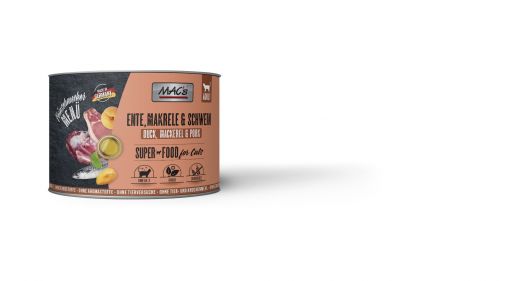 MACs Cat Feinschmecker Ente & Makrele mit Schwein Dose 200 g (Menge: 6 je Bestelleinheit)