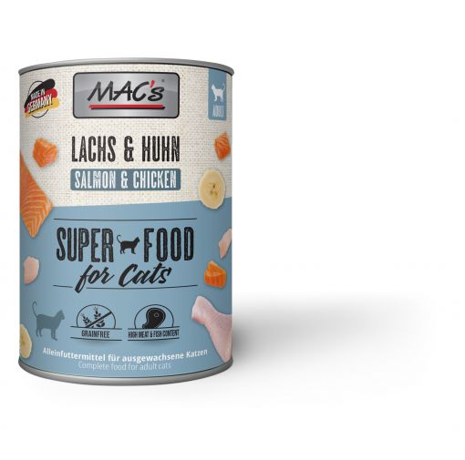 MACs Cat Lachs & Hühnchen  800g (Menge: 6 je Bestelleinheit)