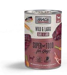 MACs Dog Wild & Lamm 400g (Menge: 6 je Bestelleinheit)