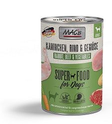 MACs Dog Kaninchen, Rind & Gemüse 400g (Menge: 6 je Bestelleinheit)