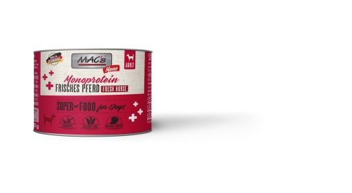 MACs Dog Mono Pferd 200g (Menge: 6 je Bestelleinheit)