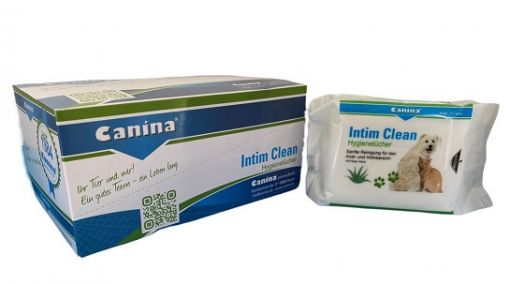 Canina Pharma Intim Clean Tücher Display (4 x 25 Stk)