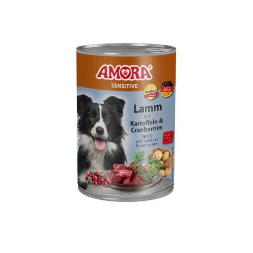 AMORA Dog Sensitive getreidefrei Lamm & Kartoffeln 400g (Menge: 6 je Bestelleinheit)