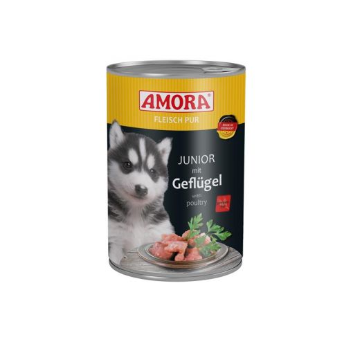 AMORA Dog Fleisch Pur getreidefrei Junior 400g (Menge: 6 je Bestelleinheit)