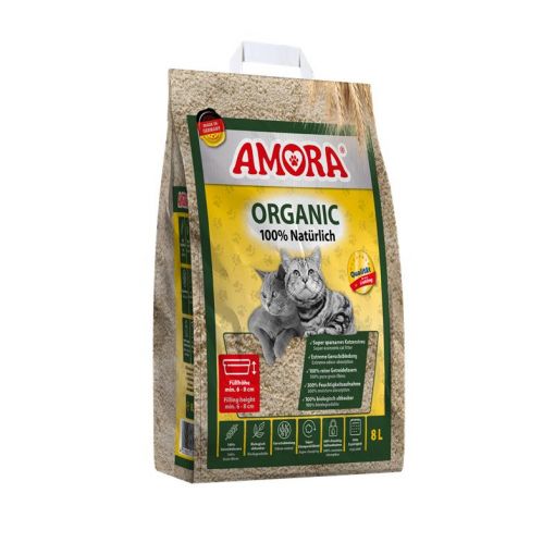 AMORA Katzenstreu Organic 8 Liter