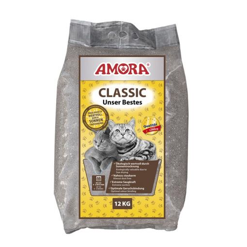 AMORA Katzenstreu Classic unser Bestes 12kg