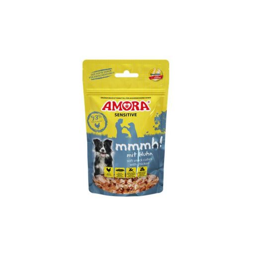 AMORA Dog Snack Sensitive mmmh! Mit Huhn 100g