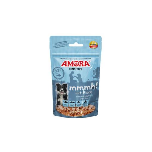 AMORA Dog Snack Sensitive mmmh! Mit Fisch 100g