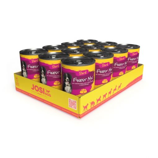 JosiDog Paté Finest Mix 400g (Menge: 12 je Bestelleinheit) JosiDog Paté Finest Mix 400g (Menge: 12 je Bestelleinheit)