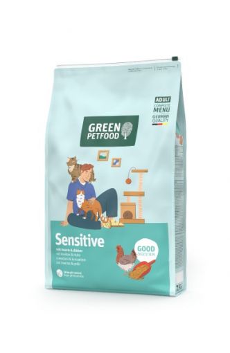 Green Petfood Cat Sensitive with Insects 300g (Menge: 5 je Bestelleinheit)