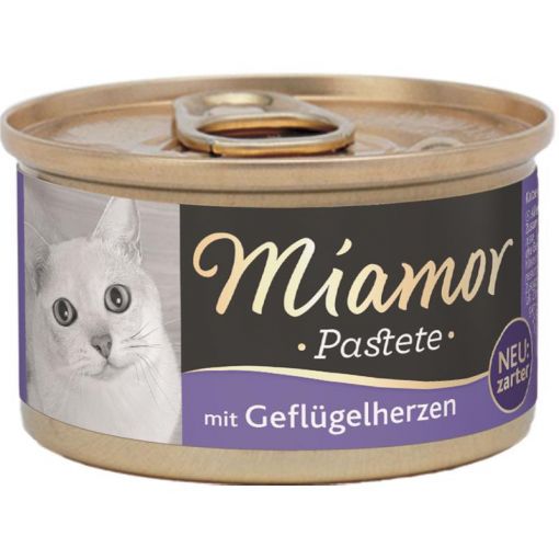 Miamor Dose Pastete Geflügelherzen 85 g (Menge: 12 je Bestelleinheit)