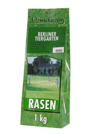 Classic Green Rasen Berliner Tiergarten Plastikbeutel 1kg (Menge: 10 je Bestelleinheit)