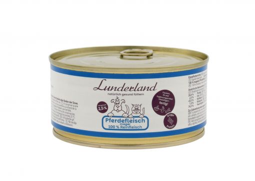 Lunderland Reinfleisch-Dose Pferdefleisch mager 300 g