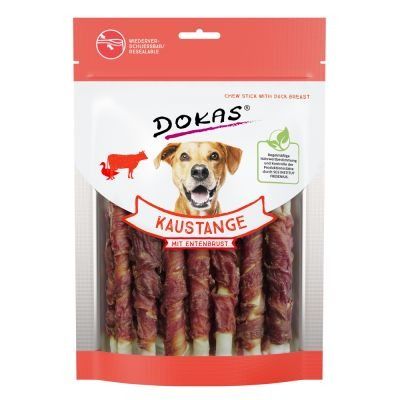 Dokas Dog Kaustange mit Entenbrust 200 g (Menge: 9 je Bestelleinheit)