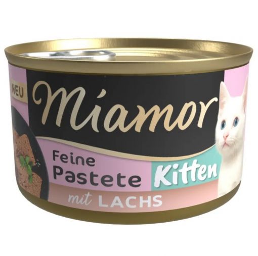 Miamor Dose Feine Pastete Kitten mit Lachs 85g (Menge: 12 je Bestelleinheit) Miamor Dose Feine Pastete Kitten mit Lachs 85g (Menge: 12 je Bestelleinheit)