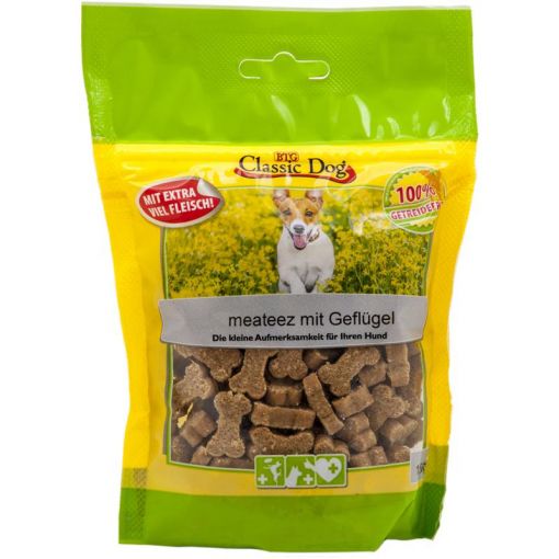 Classic Dog Snack meateez mit Geflügel 150g (Menge: 12 je Bestelleinheit)