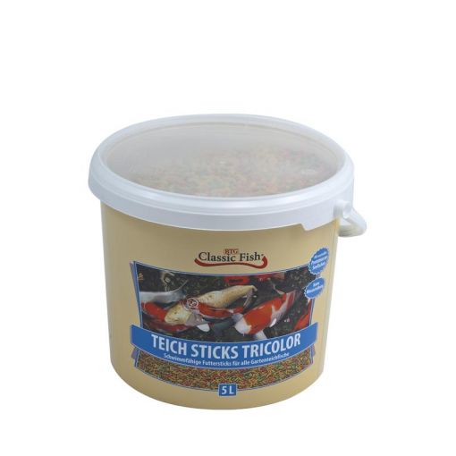 Classic Fish Teich Sticks TriColor 5 Liter Eimer