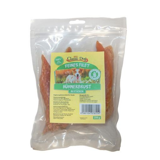 Classic Dog Feines Filet Hühnerbrustfilets 250g Classic Dog Feines Filet Hühnerbrustfilets 250g