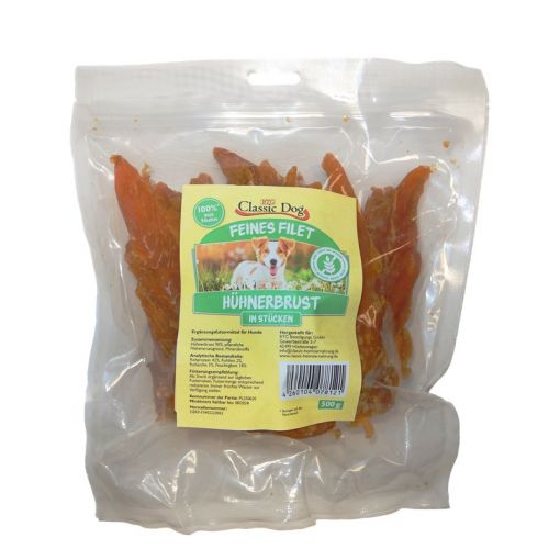 Classic Dog Feines Filet Hühnerbrustfilets 500g Classic Dog Feines Filet Hühnerbrustfilets 500g