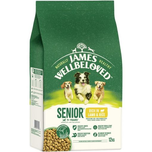 James Wellbeloved Dog Senior Lamm & Reis 12kg