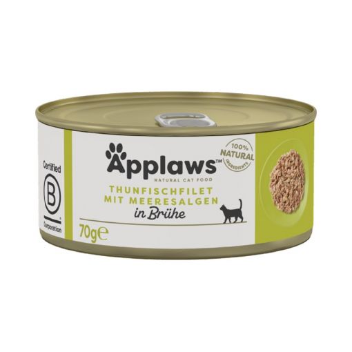 Applaws Cat Nassfutter Dose Thunfischfilet & Meeresalge 70g (Menge: 24 je Bestelleinheit)