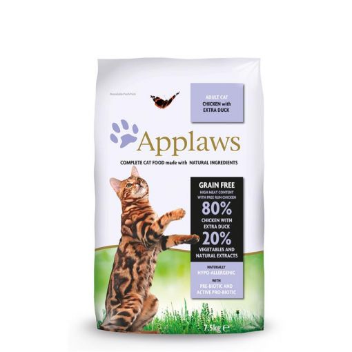 Applaws Cat Trockenfutter Hühnchen mit Ente 7,5 kg