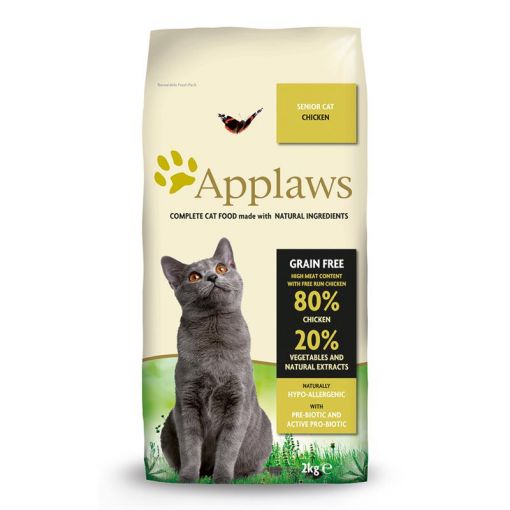 Applaws Cat Trockenfutter Senior Hühnchen 2 kg