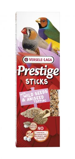 Versele Prestige Sticks Kleine Sperlingsv&ouml;gel mit Wildsamen & Anistopping 60 g (Menge: 10 je Bestelleinheit)
