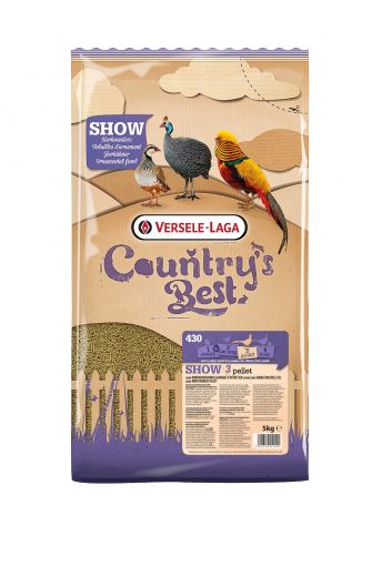 Versele Country´s Best SHOW 3 Pellet 5 kg Versele Country´s Best SHOW 3 Pellet 5 kg