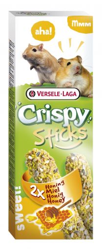 Versele Crispy Sticks Hamster-Rennmäuse Honig 110 g (Menge: 8 je Bestelleinheit) Versele Crispy Sticks Hamster-Rennmäuse Honig 110 g (Menge: 8 je Bestelleinheit)