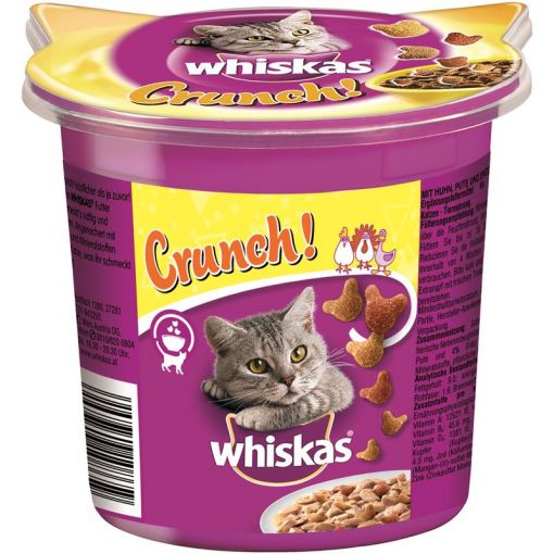 Whiskas Snack Crunch mit Huhn, Truthahn & Ente 100g (Menge: 5 je Bestelleinheit)