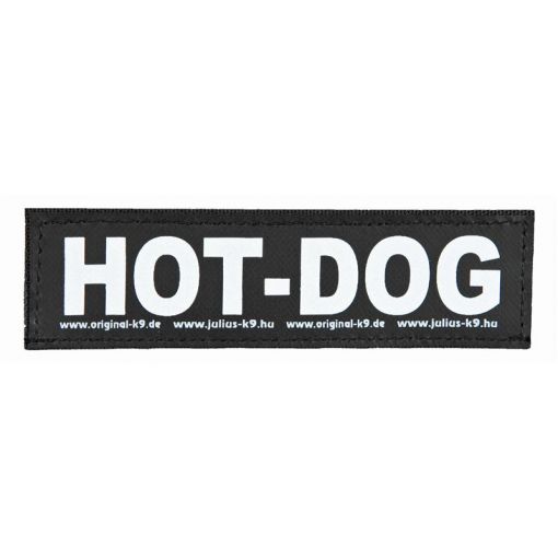 2 Julius-K9 Klettsticker HOT DOG