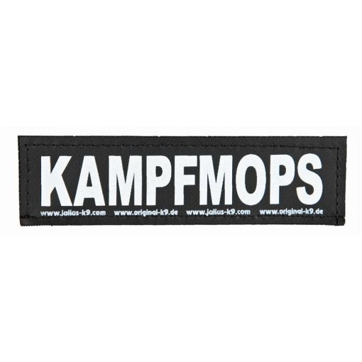 2 Julius-K9 Klettsticker KAMPFMOPS