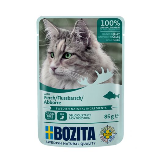 Bozita Häppchen in Gelee mit Barsch 85 g (Menge: 12 je Bestelleinheit)