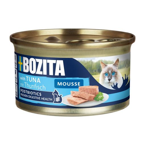 Bozita Cat Dose Mousse MSC Thunfisch 85g (Menge: 12 je Bestelleinheit) Bozita Cat Dose Mousse MSC Thunfisch 85g (Menge: 12 je Bestelleinheit)