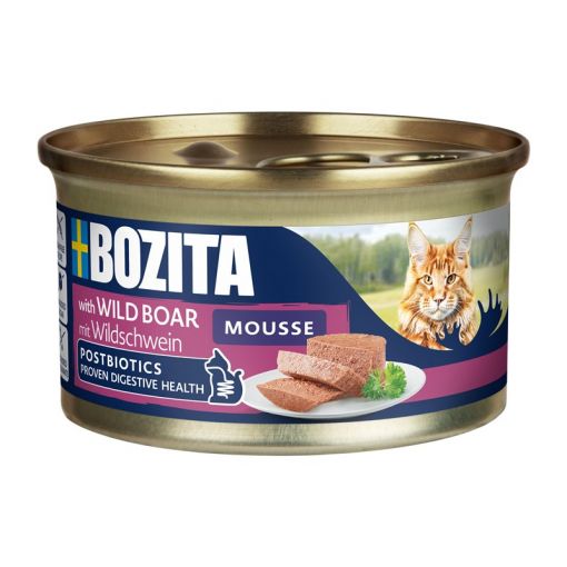 Bozita Cat Dose Mousse Wildschwein 85g (Menge: 12 je Bestelleinheit) Bozita Cat Dose Mousse Wildschwein 85g (Menge: 12 je Bestelleinheit)