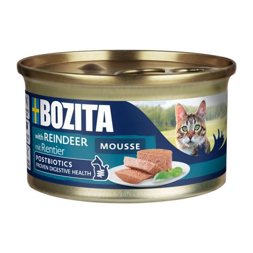 Bozita Cat Dose Mousse Rentier 85g (Menge: 12 je Bestelleinheit) Bozita Cat Dose Mousse Rentier 85g (Menge: 12 je Bestelleinheit)